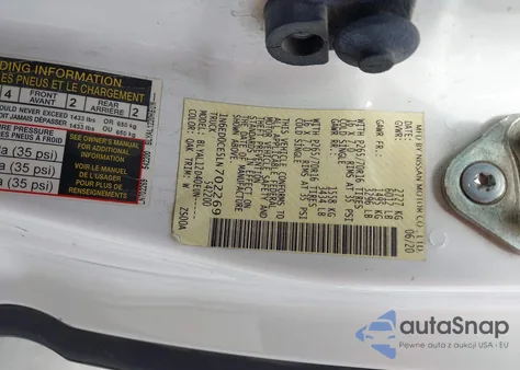 2020 Nissan Frontier King Cab S 4X2 from USA, damaged, VIN 1N6ED0CE5LN702269